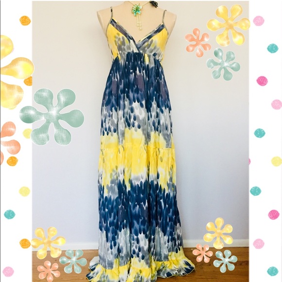 COPY - Angie watercolor maxi dress - Picture 2 of 6